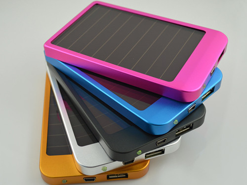 Custom Portable Solar Charger Power Bank 2600 mAh with Logo Printing