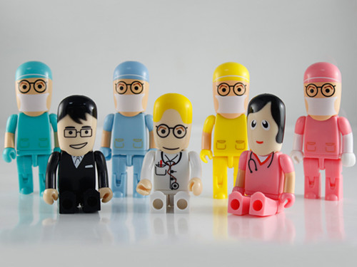 Surgeon Doctor Shaped USB Drives 4GB for Pharma Gifts