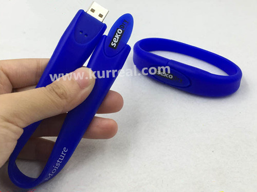 Brand Silicone Wrist Band USB Flash Memory Drives 8GB Gifts Products