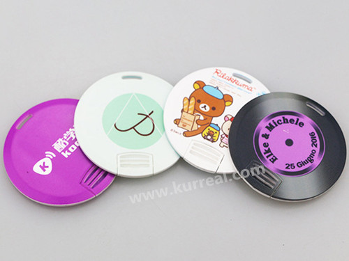 Full Colour Round Credit Card USB Flash Drives 4GB