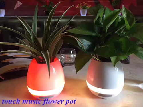 New Intelligent Light Bluetooth Speaker Smart Touch Music Flowerpots Plant