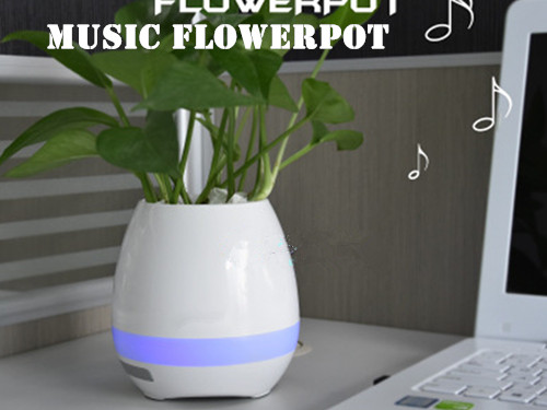 music flower pot,light bluetooth speakers,corporate promotional gifts