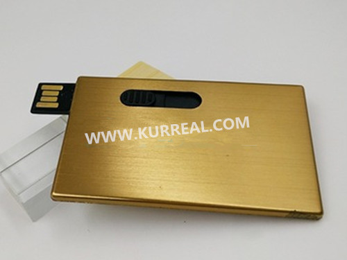 brushed metal credit card usb drives,alloy card giveaways,aluminum credit card usb sticks