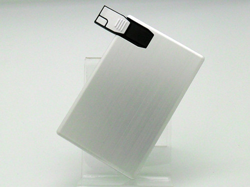 slide credit card usb flash drives,aluminum card usb pen drives,business card gifts