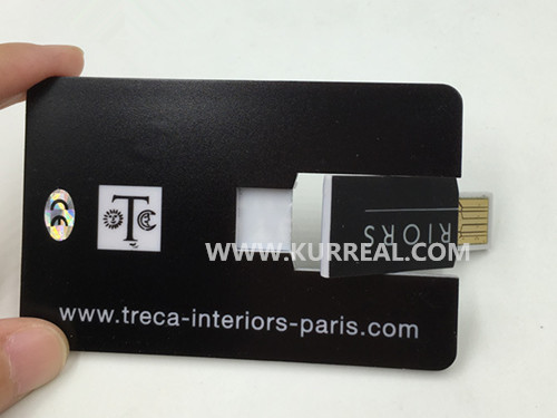 Brand Logo Flip Card USB Flash Drives Gifts Items