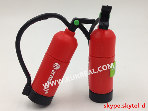 Unique Customized Fire Extinguisher USB Flash Drives Memory Sticks Gifts Giveaways Products Factory Wholesale