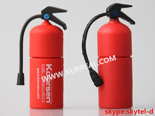 fire extinguisher usb flash drives 8gb,personalized fire extinguisher usb sticks,fire fighter gifts