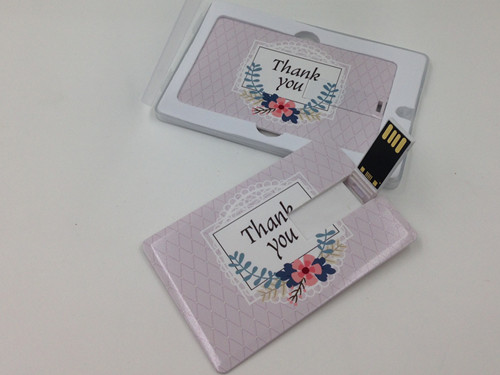 Top3 Custom Credit Card USB Flash Drives Memory Sticks Full Colour Printing Gifts Items