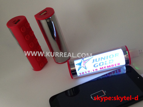 suction cup power banks,piggyback powerbanks with light up logo,conference gifts