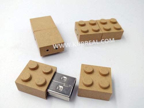 biodegradable building block usb flash drives,recycled wooden giveaways,eco friendly gifts