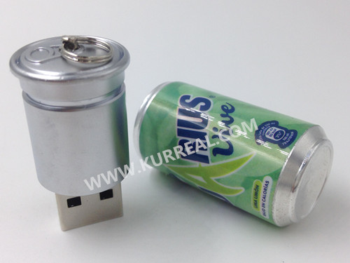 Metal Pop Can USB Flash Drives 8GB Gifts Items for Food And Beverange Companies