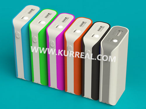 5200mah pocket mobile charger with led light,plastic portable power banks 5200mah,conference giveaways