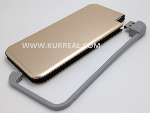 power banks built in cable 6000mah,aluminum mobile powerbank chargers,conference giveaways