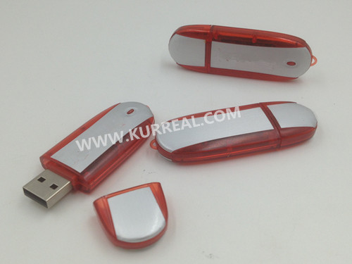 Brand Oval De Metal USB Flash Drives 8GB