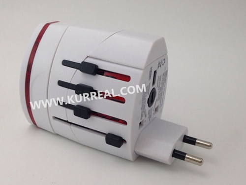 world travel adapters with 2 usb ports,travel charger gifts,business giveaways items