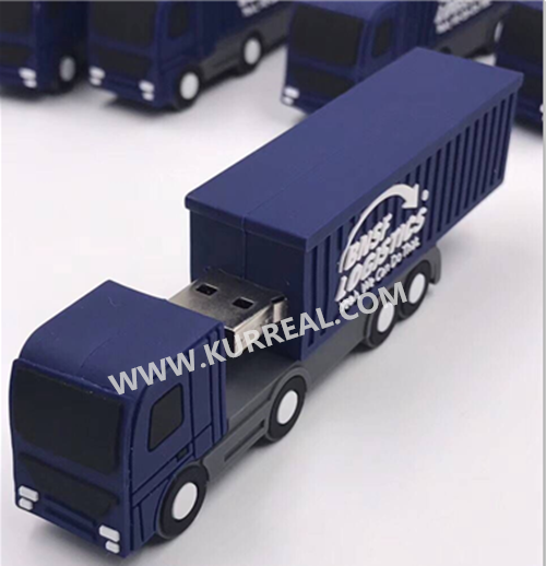 custom truck usb flash drives,cargo truck usb sticks,giveaways for logistic tradeshows