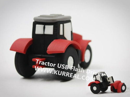 Unique Custom Tractor USB Flash Drives Gifts for Farm Tractors Manufacturers