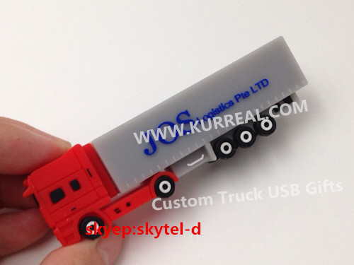 custom truck usb flash drives factory,truck usb memory sticks,logistic trade show giveaways