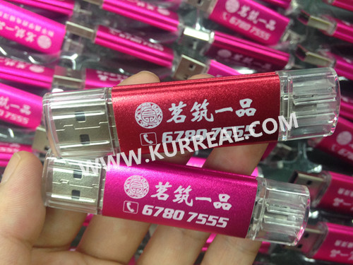 otg usb flash drives,metal usb memory sticks with transparent cap,otg usb drives with transparent cap