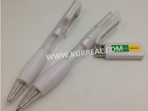 A Stylish And Ergonomic Promotional Customized Ink USB Flash Drives Ball Pen Worthy As A Promotional Gifts Giveaways