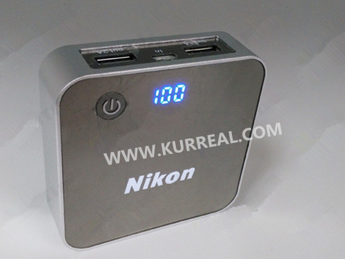 7800mah dual usb port power banks lcd digital display,led logo powerbanks 7800mah,gifts for nikon electronic company