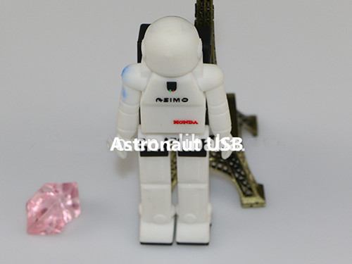 Customized 3D PVC Astronaut Shaped USB 2.0 Flash Drives 4GB Gifts