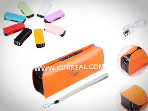 2200mAh Mini Power Bank Chargers With LED Light And Micro USB Cable Wrist Strap UL Certified