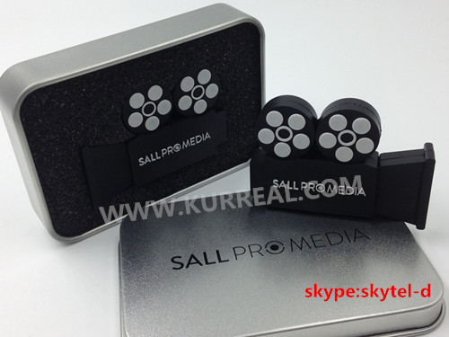 Impressive Promotional Gifts Giveaways Merchandise, Custom Movie Camera USB Flash Drives