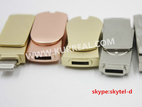 mini swivel otg usb flash drives for iphone,otg usb 16gb,otg usb gifts