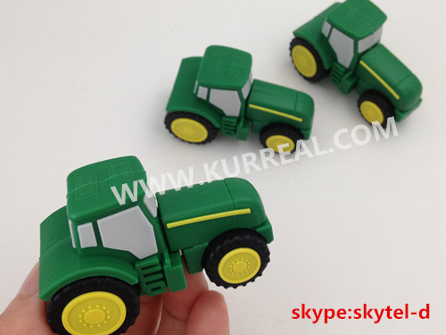 Use Customized Tractor USB Flash Drives Gifts Giveaways To Explore Treasure, Clients Or Employees