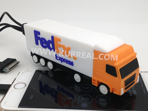 gifts for truck manufacturers,cheap customized truck power banks,trucking trade shows giveaways