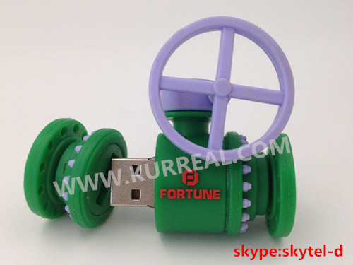 customized valve usb flash drives,giveaways for valve manufacturers,machinery trade shows gifts