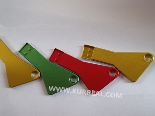 Metal Triangle Key USB Flash Drives Gifts Giveaways Items