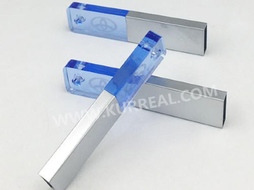 customized crystal usb flash drives,led light up logo giveaways,crystal usb gifts