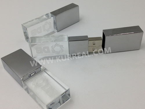 crystal usb flash drives factory,led logo usb gifts,corporate giveaways