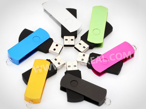 Imprint Carioca Swivel USB Flash Drives With Metal Cover 8GB Factory Wholesale