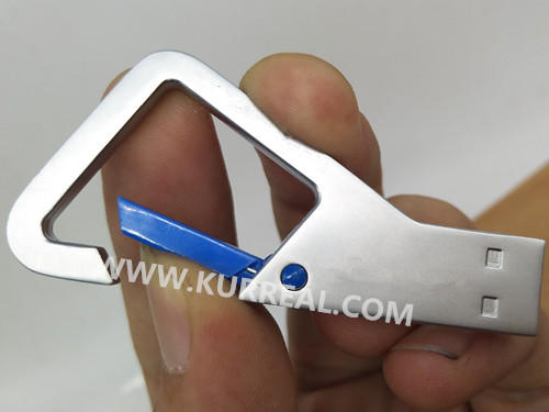 triangle carabiner usb flash drives,metal usb sticks,office giveaways