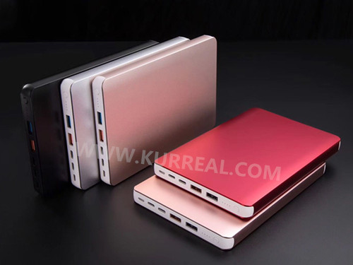 Brand Harga Type C Ultra Slim Aluminum Mobile Power Banks 20000mAh Factory Wholesale