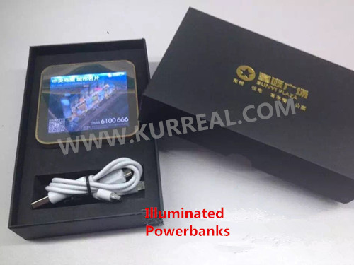 led light up power banks with lcd digital power display,7800mah illuminated mobile powerbanks,led products gifts