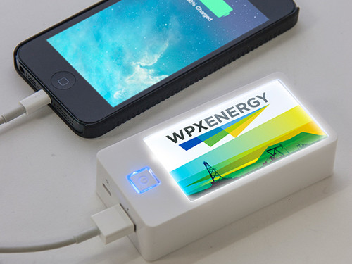 Led Light Up Logo Juicebox External Battery Pack Power Banks, 4000 mAh With Epoxy Dome Printing