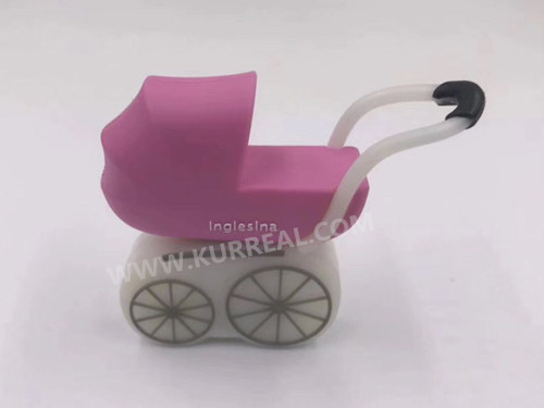 Customized 3D PVC Baby Stroller USB Flash Drives 8GB Gifts For Baby Companies