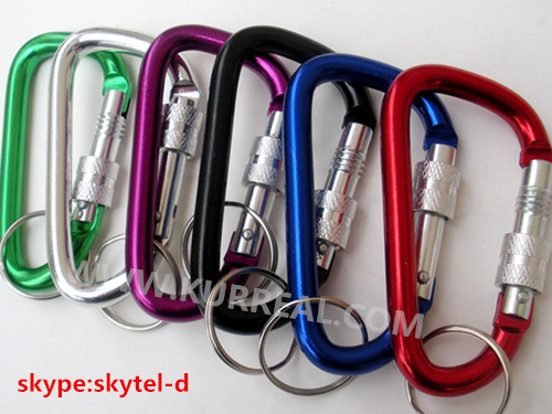 cheap carabiner keychain gifts,customized carabiner hook,christmas giveaways ideas