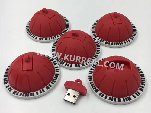 Customized 3D PVC Spacecarft Or Space Capsule Shaped USB Flash Drives 8GB Gifts Souvenirs