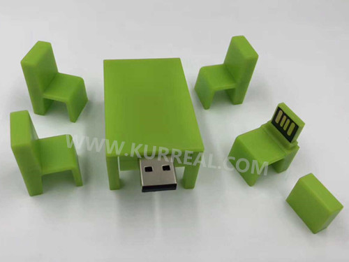 Furniture Chair Desk Shaped USB Flash Drives Gifts Sets For Home Furnishing Retailers