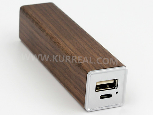 wood power banks 2600mah,rectangular portable battery chargers,powerbanks charger gift sets