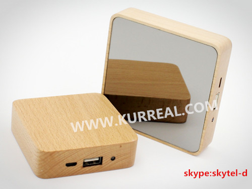 Eco Friendly Customized Bamboo Or Wood Power Banks Charger Gift Sets Promotional Items Offer Sustainable Style, Factory Directly Wholesale