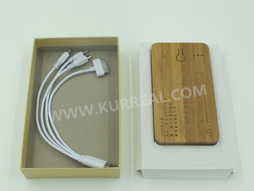 wood power banks 8000mah,ultra slim bamboo mobile chargers,wood products giveaways for conference