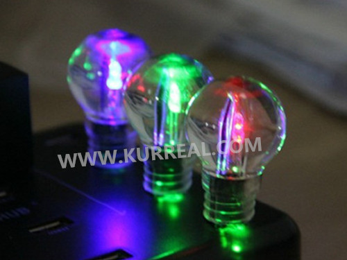 light bulb usb flash drives 8gb,led light up logo usb sticks,lighting companies giveaways