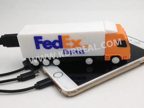 truck power banks 2600mah,fedex company giveaways,courier delivery services company gifts