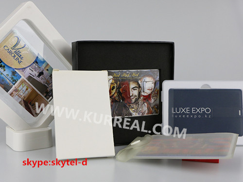 Beautiful Custom Credit Card USB Flash Drives Promotional Gifts or Giveaways Packages